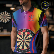 Load image into Gallery viewer, Persionalized Multi-Color Dartboards Dart Shirt For Men, Custom Dart Jerseys NYN0092