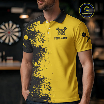 Grumpy Bee Dart Arrow Funny Darts Shirt For Men Custom Name & Team For Darts Jersey NYN0695