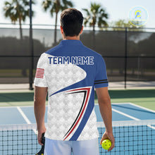 Load image into Gallery viewer, Custom US Flag Patriotic Pickleball League Jerseys For Men Wings Pickleball Ball Shirts NYN2163