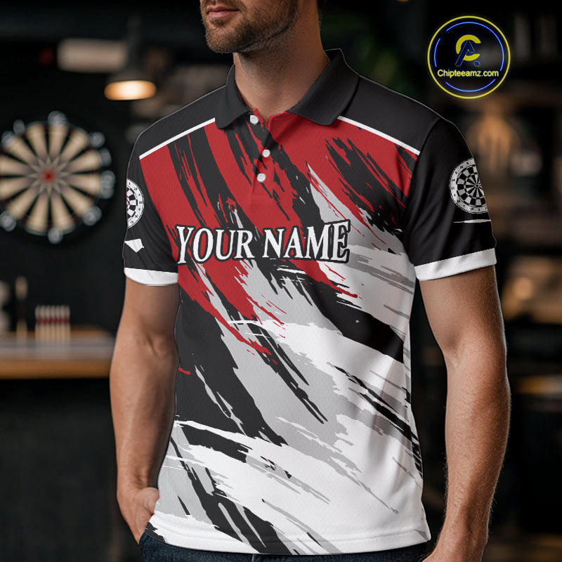 Multi Color Cracked Dartboards Custom Dart Team Shirt For Men, Dart Jerseys NYN0233