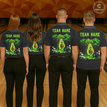 Load image into Gallery viewer, Bowling team wearing funny avocado bowling shirts custom bowling team jerseys for league and tournament play