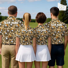 Load image into Gallery viewer, Personalized Tropical Yellow Monstera And Golfs Pattern Custom Golf Polo Shirt For Men Golf Team Clothes NYN2865