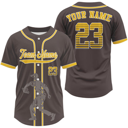 Blue And Grey Baseball Jersey For Men Custom Human Playing Youth Baseball Shirt NYN0823