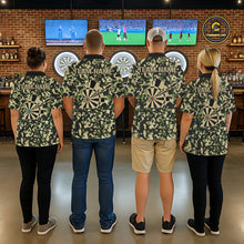 Load image into Gallery viewer, Custom Camouflage Pattern Dartboard Darts Polo Shirts For Women Outfits Darts Jerseys NYN2754