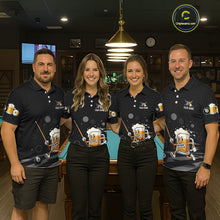 Load image into Gallery viewer, Funny Beer Play Pool 8 Ball Women's Billiard Team Shirt Custom Billiard Polo &amp; 1/4 Zip Attire NYN2364