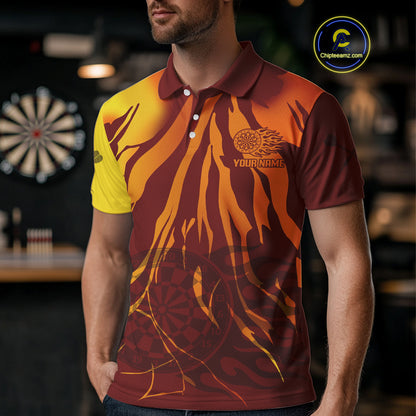 Flame Dartboards Custom Colorful Dart Shirt For Men, Dart Team Jerseys NYN0232