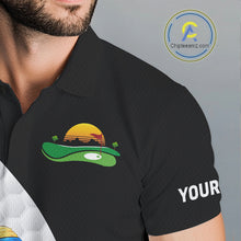 Load image into Gallery viewer, Mens Colorful Argyle Polo Golf Shirts Custom Parrots Golfer Summer Golf Team Attire For Golfers NYN3060