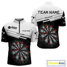Load image into Gallery viewer, Red Dart Arrows &amp; Black Spider Darts Shirt For Men - Custom Dart Player Uniform NYN0525