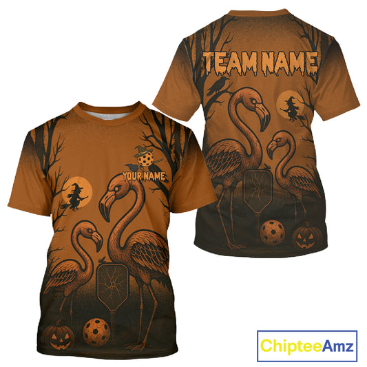 Custom Halloween Pickleball T-Shirt For Men Funny Pickleball Couple, Pickleball Lovers NYN1200