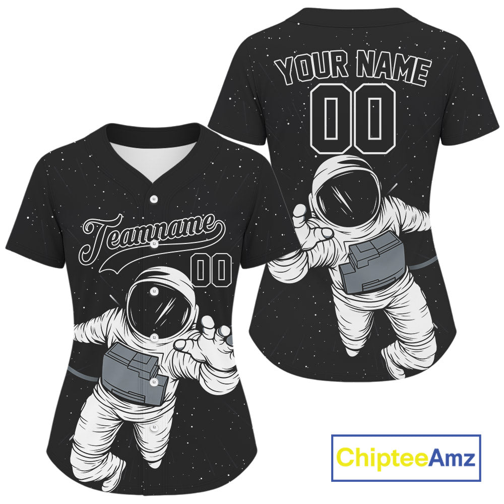 Custom Baseball Jersey For Men Personalized Astronaut Authentic Baseball Jersey NYN1182