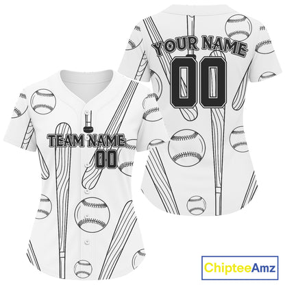 Custom Baseball Jersey For Women Personalized Youth Baseball Jerseys, Baseball Team  NYN1142