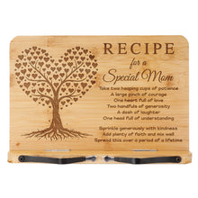 Load image into Gallery viewer, Mom Gifts Book Stand, Recipe for a Special Mom Birthday Gifts, Christmas Gifts for Mom