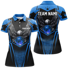 Load image into Gallery viewer, Custom Eagle Bowling Shirts Polo Bowling Team League for  Women QZT434