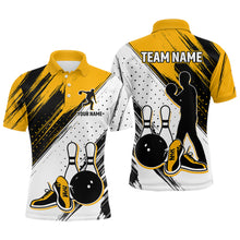 Load image into Gallery viewer, Personalized Men Polo Bowling Shirts Camo Bowling Team Jersey Multicolor QZT477