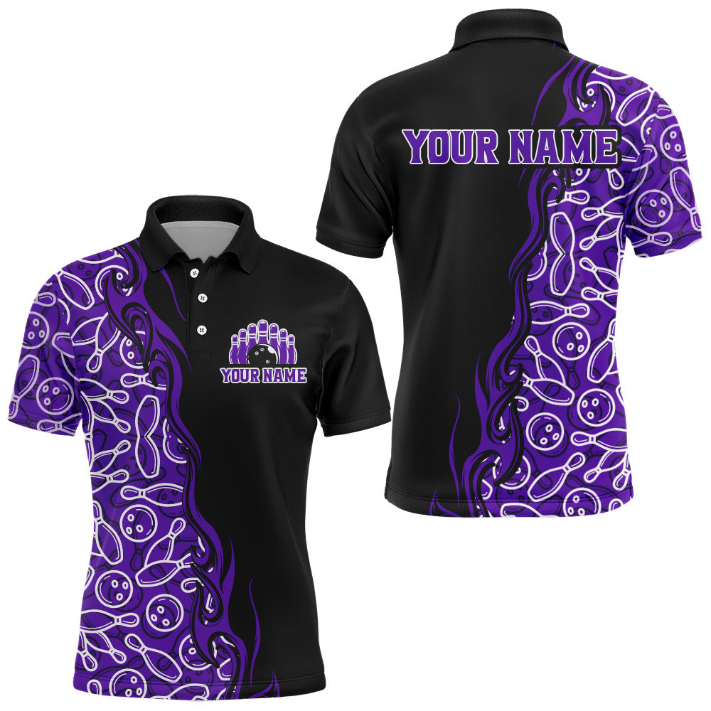 Custom Bowling Shirt for Men Personalized Bowling Jersey Bowling Team League Polo Shirt QZT66