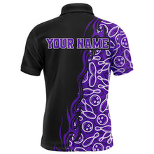 Load image into Gallery viewer, Custom Bowling Shirt for Men Personalized Bowling Jersey Bowling Team League Polo Shirt QZT66