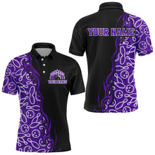 Load image into Gallery viewer, Custom Bowling Shirt for Men Personalized Bowling Jersey Bowling Team League Polo Shirt QZT66