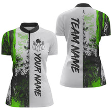 Load image into Gallery viewer, Camo 3D Bowling Shirts Women Custom Bowling Team Jersey Quarter Zip Multicolor QZT469