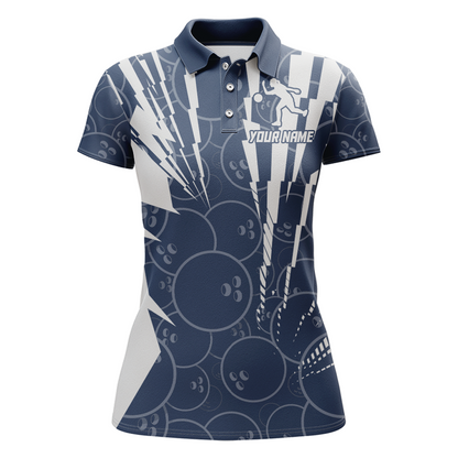 Custom Bowling Shirt Bowling Jersey for Women Bowling Team League Polo Shirt QZT252