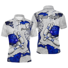 Load image into Gallery viewer, Personalized Unisex Bowling Jersey Polo Bowling Team Shirt for Men Bowler Gift QZT498
