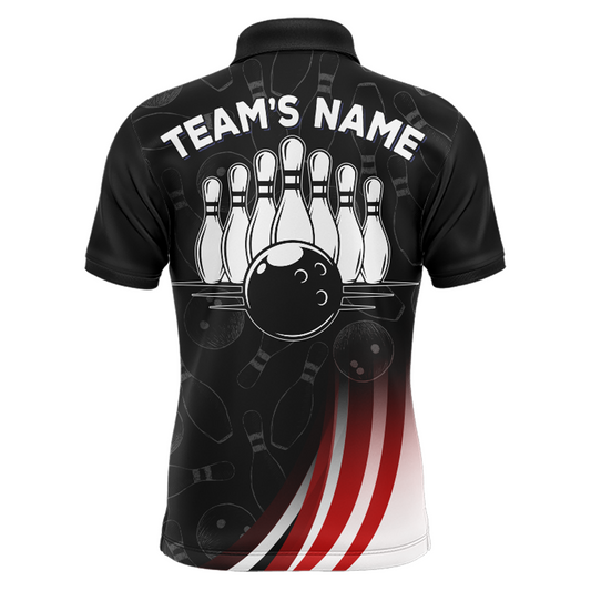 Bowling Shirt American Camo Bowling Jersey Customized for Men Polo Bowling Team League QZT262