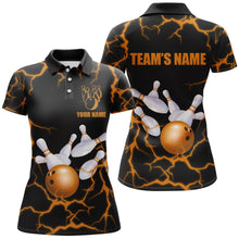 Load image into Gallery viewer, Personalized 3D Women's Bowling Team Jersey Bowling Shirt American Bowling Polo Shirt QZT33