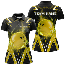 Load image into Gallery viewer, Personalized Bowling Team Shirts for Women Polo Bowling Shirt Multicolor QZT455