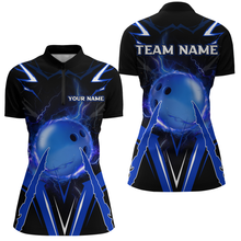 Load image into Gallery viewer, Personalized Bowling Team Shirts for Women Quarter Zip Bowling Multicolor QZT455