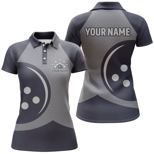 Personalized 3D Women's Bowling Team Jersey Bowling Shirt American Bowling Polo Shirt QZT56-1
