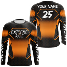 Load image into Gallery viewer, Custom Motocross Jersey Kid Men Women Upf30+ Orange Dirt Bike Shirt MX Off-Road Rider Motorcycle PDT670