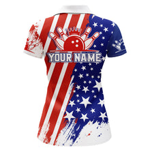 Load image into Gallery viewer, Personalized Bowling Jersey For Women American Bowling Shirt Team Custom Bowling Polo Shirt BDT307