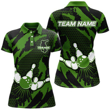Load image into Gallery viewer, Bowling Jerseys For Women Custom Bowling Polo Shirt Team League Bowling Shirts BDT326