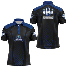 Load image into Gallery viewer, Bowling Polo Shirt For Men Custom Name Bowling Jersey Vintage Bowling Team Shirt BDT266