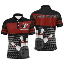 Load image into Gallery viewer, Bowling Polo Shirts For Men Bowling Team Jersey Custom Bowling Shirt BDT220