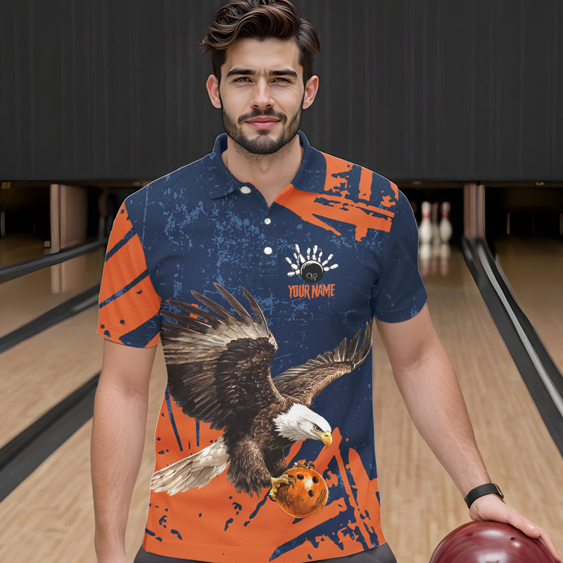 Custom Eagle Bowling Shirts Bowling Jersey for Men Women and Team Personalized MBL73