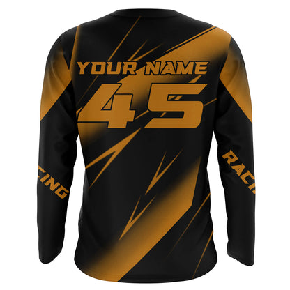 Motocross Racing Jersey Orange Upf30+ Dirt Bike Shirt Motorcycle Off-Road Jersey XM293