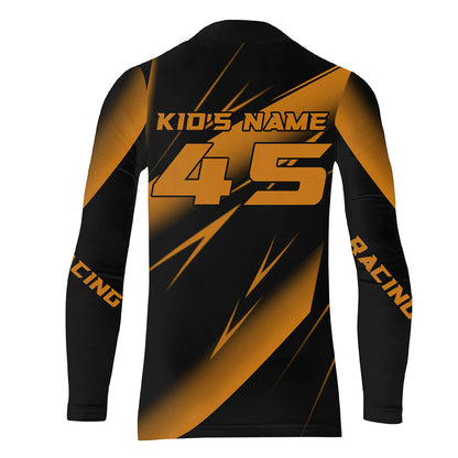 Motocross Racing Jersey Orange Upf30+ Dirt Bike Shirt Motorcycle Off-Road Jersey XM293