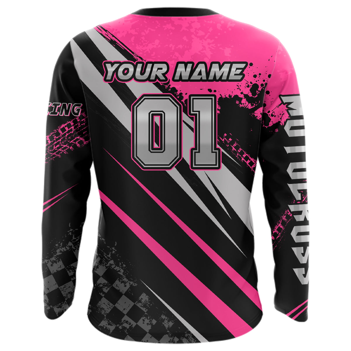 Dirt Bike MX Racing Jersey Pink Upf30+ Motocross Shirt Women Kid Off-Road Shirt XM280