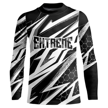 Motocross Jersey Kid Men Women Upf30+ White Racing Dirt Bike Shirt Off-Road Motorcycle XM286