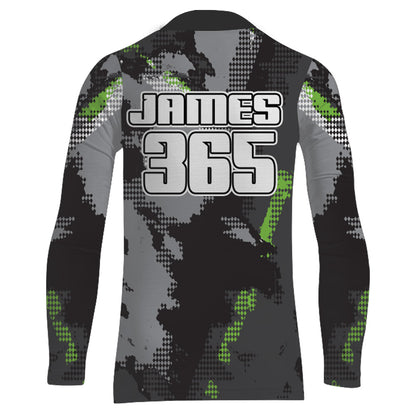 Motocross Racing Jersey Grey Green UPF30+ Dirt Bike Off-Road Shirt Men Kid Motorcycle XM182