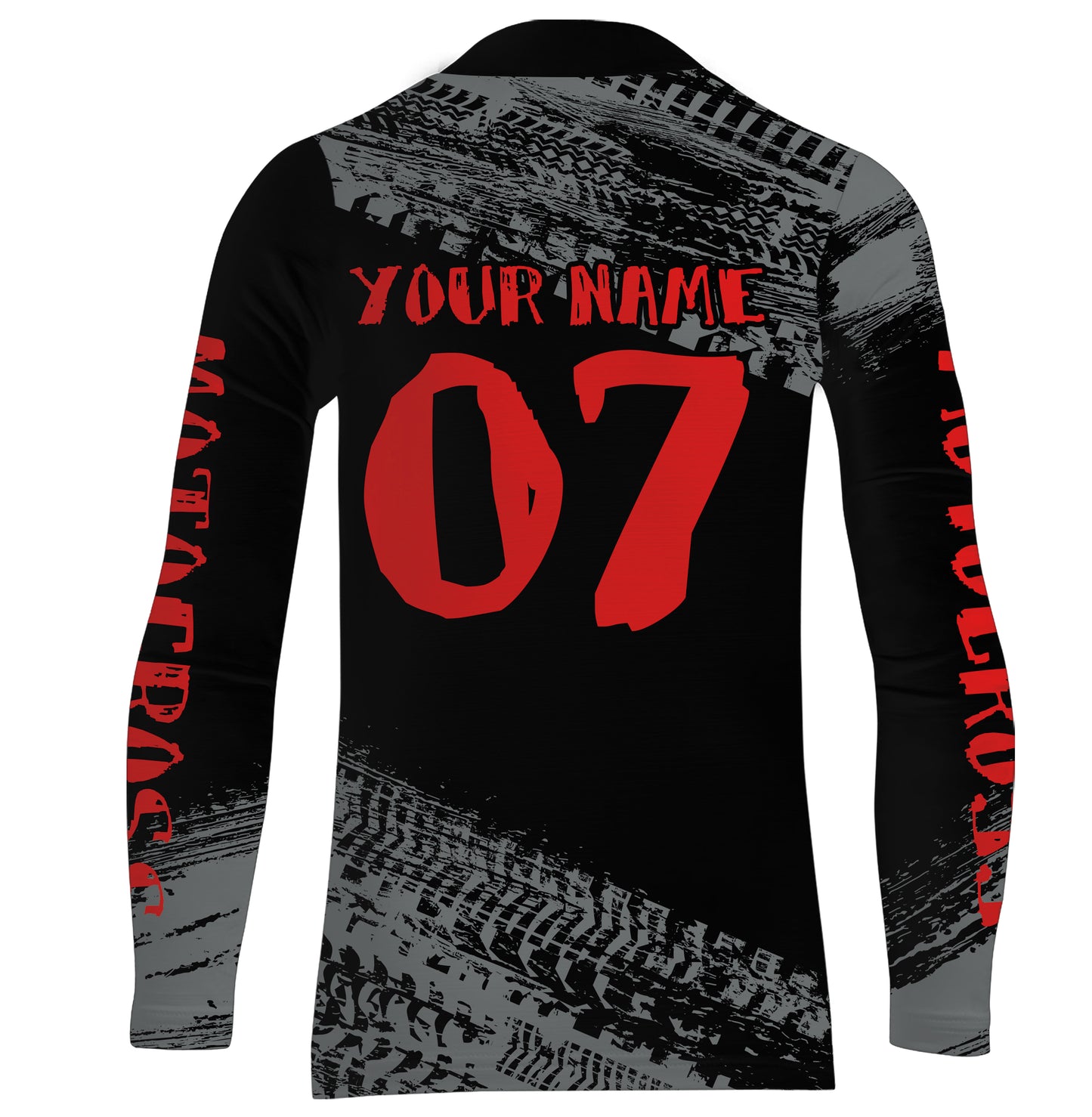 Motocross Jersey Kid Men Dirt Bike Racing Shirt Upf30+ Off-road Motorcycle Jersey Red XM202