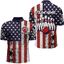 Load image into Gallery viewer, US Patriotic Bowling Shirts Custom American Bowling Jersey for Men Women Team MBL62
