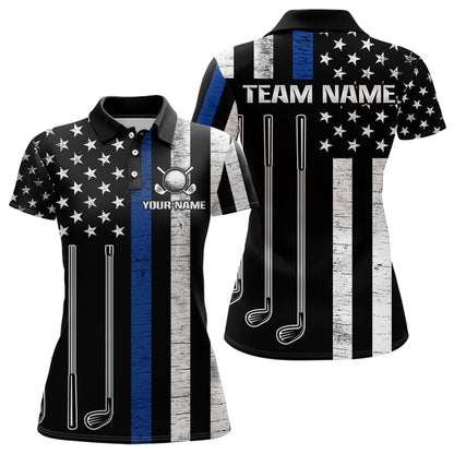 Custom American Flag Golf Polo Shirt Patriotic for Men Women Golf Polo Shirt MMG07