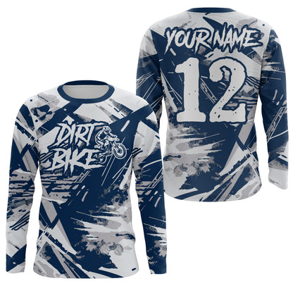 Motocross Racing Dirt Bike Jersey Upf30+ Motorcycle Riding Shirt Kid Men Women XM320