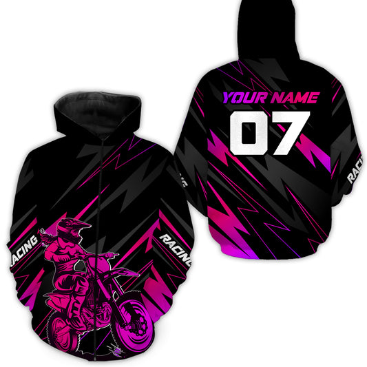 Motocross Racing Hoodie Jersey Men Women Motorcycle Dirt Bike MX Hoodie Zip MH142