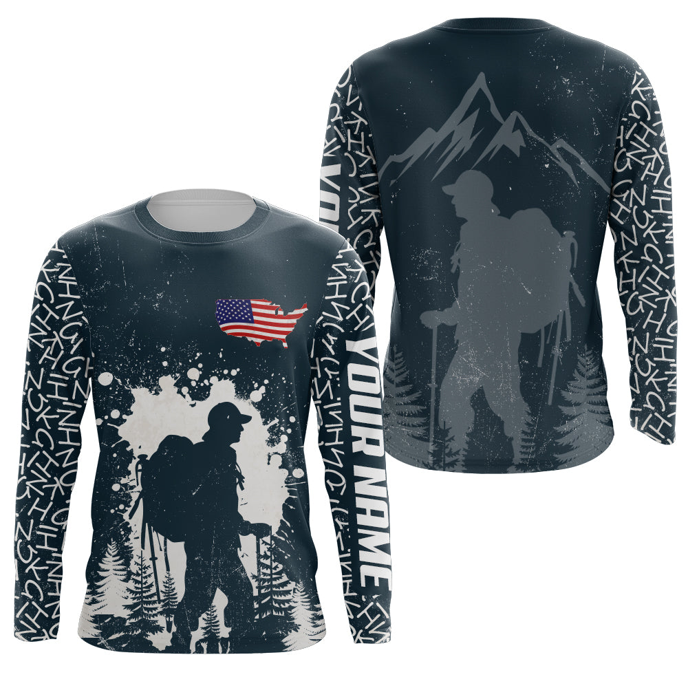 Custom Hiking Shirt For Men Women Upf30+ Hiking Shirts Short & Long Sleeve For Hiker HM20