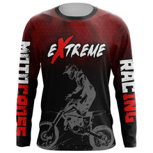 Load image into Gallery viewer, Custom Racing Jersey Red Black UPF30+ Motorcycle Motocross Shirt Off-Road Riding Jersey XM161