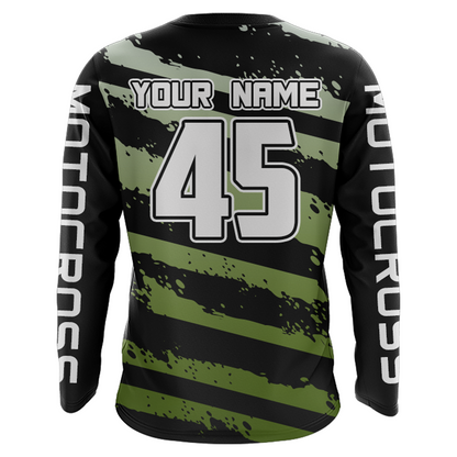 Custom ATV Motocross Jersey UPF30+ Quad Bike Shirt Men Kid ATV MX Racing Off-Road MX27