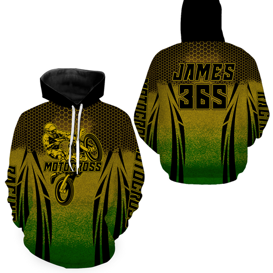 Custom Motocross Hoodie Dirt Bike Racing Hoodie for Men Women MH118