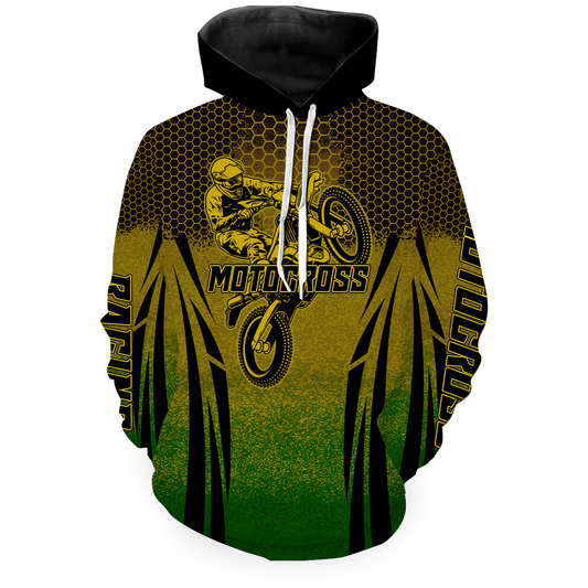 Custom Motocross Hoodie Dirt Bike Racing Hoodie for Men Women MH118